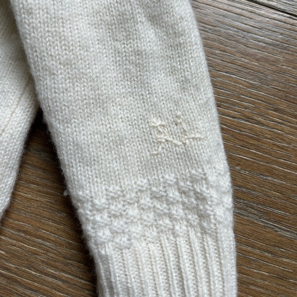 Ralph Lauren Baby Girl's Floral Embroidered Wool Cardigan - Picture 3 of 5